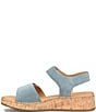Born Cabnas Suede Hook-and-Loop Ankle Wrap Sandals - Image 6