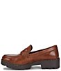 Color:Brown - Image 4 - Carrera Lug Sole Loafers