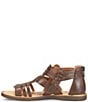 Color:Nut Brown - Image 4 - Harmel Leather Gladiator Sandals