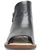 Color:Black - Image 5 - Hazle Side Zip Flat Sandals
