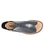 Color:Black - Image 6 - Hazle Side Zip Flat Sandals