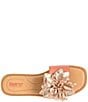 Born Hibiscus Leather Flower Ornament Flat Slides - Image 6
