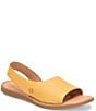 Color:Ocra Yellow - Image 1 - Inlet Leather Sling Sandals