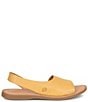 Color:Ocra Yellow - Image 2 - Inlet Leather Sling Sandals
