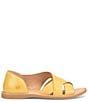 Color:Yellow - Image 2 - Ithica Leather Sandals