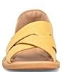 Color:Yellow - Image 5 - Ithica Leather Sandals