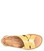 Color:Yellow - Image 6 - Ithica Leather Sandals