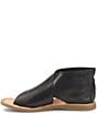 Born Iwa Leather Back Zip Flat Sandals - Image 4