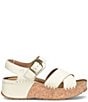 Born Kaiya Leather Platform Cork Wedge Sandals - Image 3
