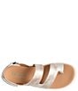 Color:Light Gold - Image 6 - Karsten Leather Banded Toe Loop Sandals