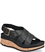 Born Kavala Leather Cork Wedge Sandals - Image 1
