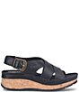 Born Kavala Leather Cork Wedge Sandals - Image 3