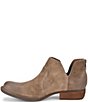 Color:Taupe - Image 4 - Kerri Distressed Suede Booties