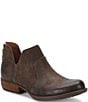 Born Kerri Leather Ankle Block Heel Booties - Image 1
