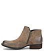 Born Kinney Burnished Suede Combo Snake Embossed Accent Ankle Booties - Image 4