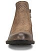 Born Kinney Burnished Suede Combo Snake Embossed Accent Ankle Booties - Image 5