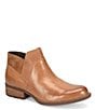 Born Kinney Leather Combo Snake Embossed Accent Ankle Booties - Image 1
