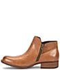 Born Kinney Leather Combo Snake Embossed Accent Ankle Booties - Image 4