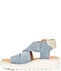 Born Kirby Suede Platform Wedge Sandals - Image 6