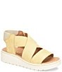 Born Kirby Suede Platform Wedge Sandals - Image 1