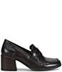 Born Lora Leather Block Heel Penny Loafer Pumps - Image 2