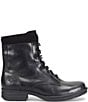 Born Mckenna Leather Lace Up Combat Booties - Image 2