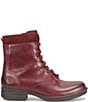 Born Mckenna Leather Lace Up Combat Booties - Image 3