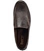 Color:Dark Brown - Image 6 - Men's Allan Slip-On Leather Loafers