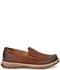 Color:Brown - Image 2 - Men's Baylor Distressed Leather Slip-Ons