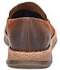 Color:Brown - Image 3 - Men's Baylor Distressed Leather Slip-Ons