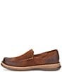 Color:Brown - Image 4 - Men's Baylor Distressed Leather Slip-Ons