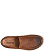 Color:Brown - Image 6 - Men's Baylor Distressed Leather Slip-Ons