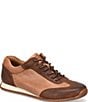 Color:Rust/Brown - Image 1 - Men's Benson Leather Sneakers