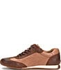 Color:Rust/Brown - Image 4 - Men's Benson Leather Sneakers