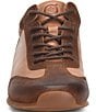 Color:Rust/Brown - Image 5 - Men's Benson Leather Sneakers