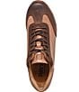 Color:Rust/Brown - Image 6 - Men's Benson Leather Sneakers