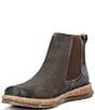 Color:Dark Grey - Image 4 - Men's Brody Destressed Leather Chelsea Boots