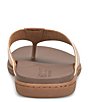 Color:Taupe Sabbia - Image 3 - Men's Gavin Full Grain Leather Thong Sandals