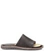 Color:Dark Brown - Image 2 - Men's Leeward Leather Slide Sandals