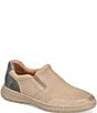 Born Men's Mackay Perforated Leather Suede Slip On Sneakers - Image 1