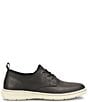Color:Black - Image 2 - Men's Marcus Leather Lace-Up Dress Sneakers