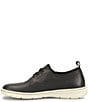 Color:Black - Image 4 - Men's Marcus Leather Lace-Up Dress Sneakers