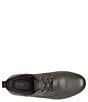 Color:Black - Image 6 - Men's Marcus Leather Lace-Up Dress Sneakers