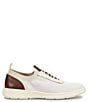 Color:White/Shell/Bourbon - Image 2 - Men's Marius Knit and Leather Slip-On Sneakers