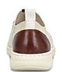 Color:White/Shell/Bourbon - Image 3 - Men's Marius Knit and Leather Slip-On Sneakers