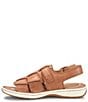 Color:Terra - Image 4 - Men's Miguel Leather Fisherman Sandals