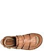 Color:Terra - Image 6 - Men's Miguel Leather Fisherman Sandals