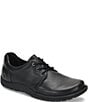 Color:Black - Image 1 - Men's Nigel 3-Eye Leather Lace Up Shoes