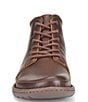 Color:Brown/Dark Brown - Image 5 - Men's Nigel Leather Lace-Up Boots