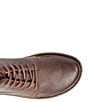 Color:Brown/Dark Brown - Image 6 - Men's Nigel Leather Lace-Up Boots
